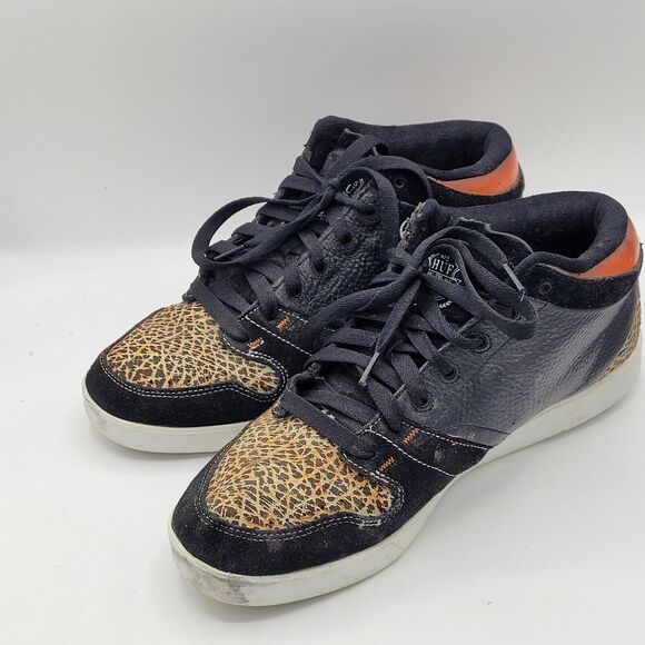 DVS HUF 5 Mid O.I. “Original Intent” Skate sneakers men's Size 12 orange black - Picture 4 of 9